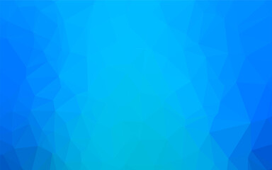 Light BLUE vector triangle mosaic texture.