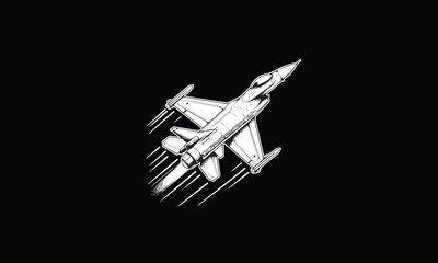 Fototapeta na wymiar Jet, plane flying logo design 