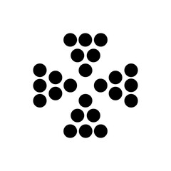 Circle shape icon art. Circle shape