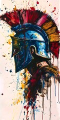 gladiator, assassin, war angel, brave hero, roman era, war helmet