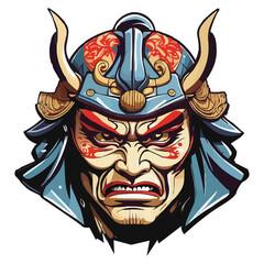 Samurai Japanese Logo Vector