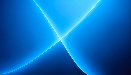 Abstract Glowing Blue Neon Waves Background
