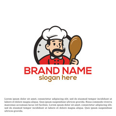 Epicurean Elegance: Intricate Chef Logo Design