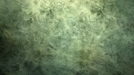 Grunge metal texture, sage green background