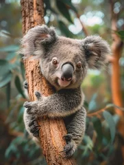 Foto op Aluminium koala bear in tree © bmf-foto.de