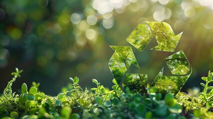 Recycling in Natur & Wald
