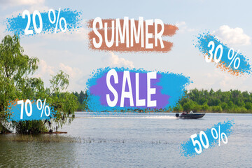 Discounts announcing a Summer Sale, inviting customers to embrace the spirit of the season.