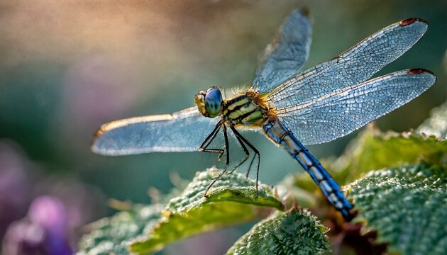 Detailed image of a dragonfly