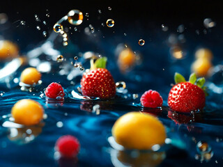 Water and fruit are an essential source for our body and life