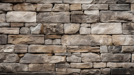 Medieval Stone Wall with Textured Surface