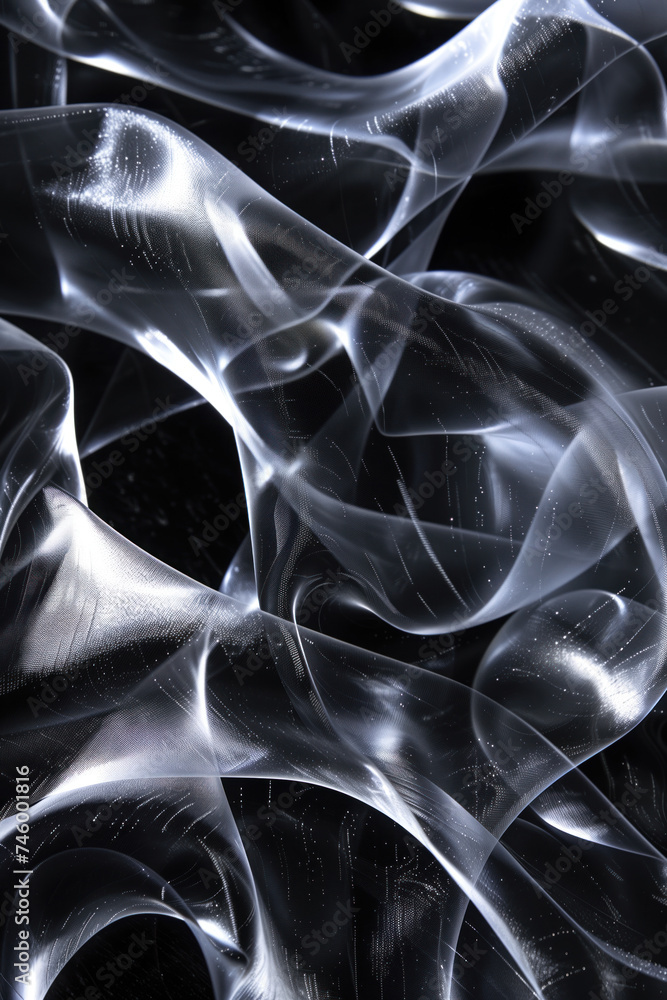 Poster abstract background with reflections and caustics. hi-tech futuristic. materials science. background