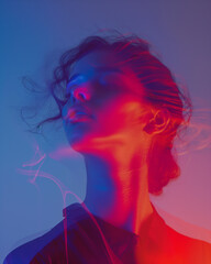 Neon Reverie: A Mesmerizing Play of Light and Color