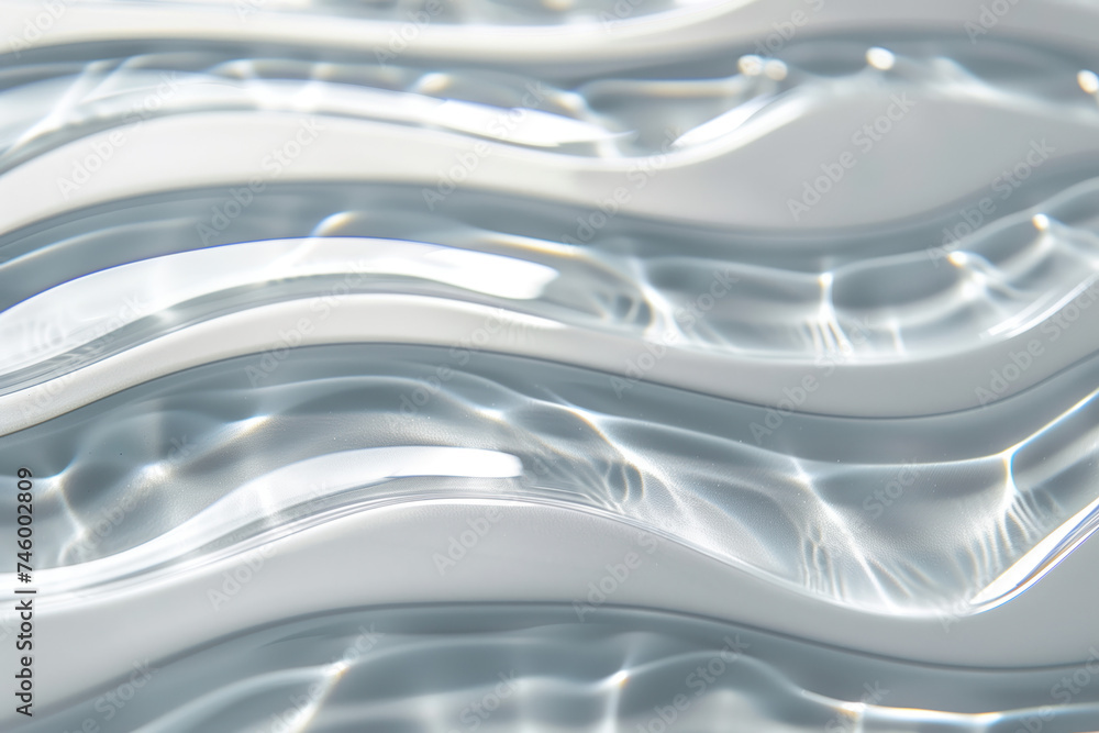 Poster abstract background with reflections and caustics. hi-tech futuristic. materials science. background