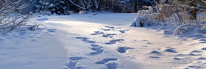 Unlocking Nature Secrets, Animal Tracking and Snow Print Identification - Deciphering Walking Patterns to Identify Wildlife Tracks in the Snow