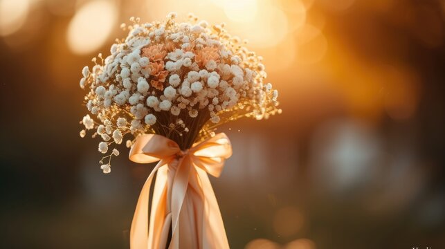 Romantic allure: captivating wedding invitation card adorned with text wedding, blending elegance and sentiment in beautiful design, perfect for announcing and inviting to joyous celebration of love.