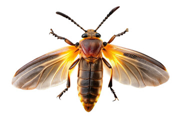 firefly isolated on a transparent background