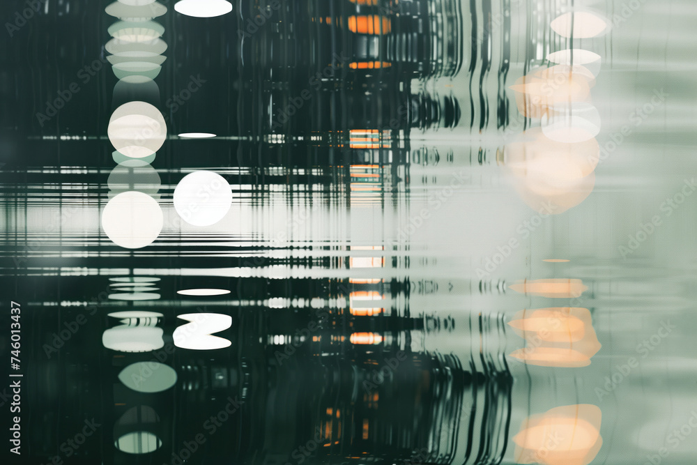 Poster abstract background with reflections and caustics. futuristic background image. created with generat