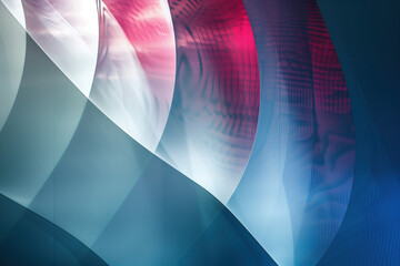 Abstract background with reflections and caustics. Futuristic background image. Created with Generative AI technology.