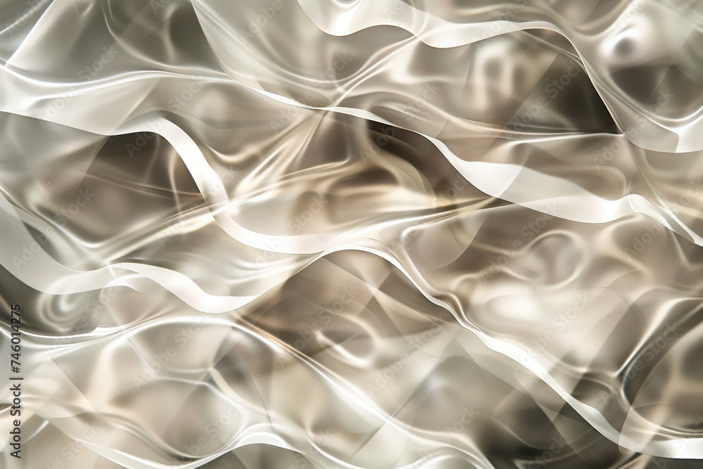 Poster abstract background with reflections and caustics. material science. futuristic background image. cr