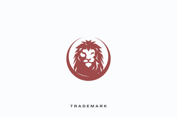 lion animal strong supreme vector logo king dominant majestic logo