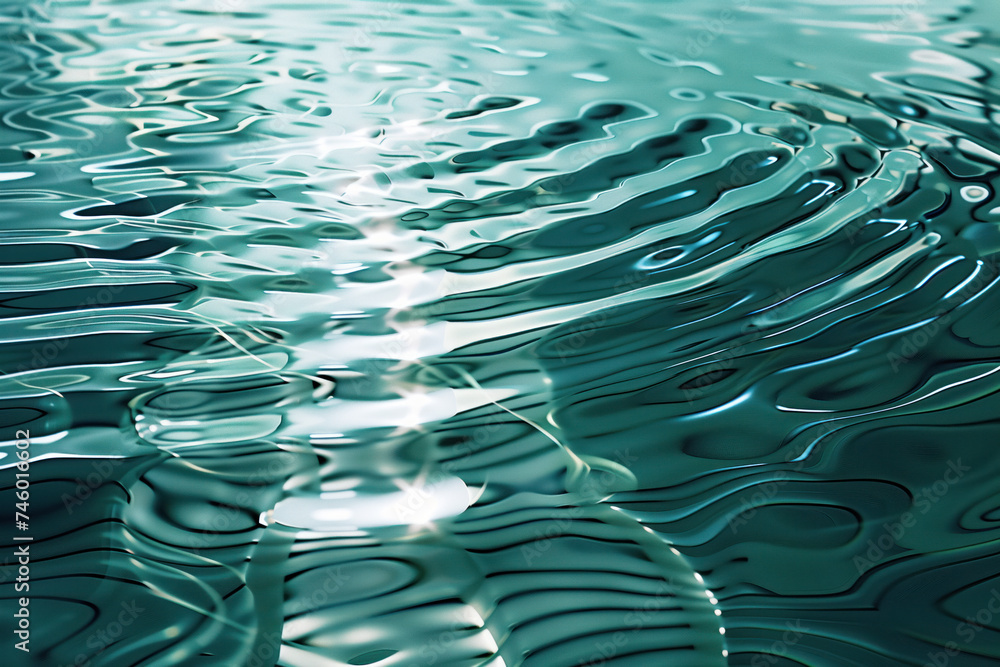 Poster abstract background with reflections and caustics. hi-tech. futuristic background image. created wit