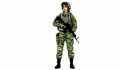 Mujer soldado