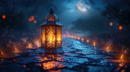 Ramadan Mubarak template showcasing elegant, Ramadan Kareem set of posters and showcasing elegant Islamic lanterns, and a arabic ornaments