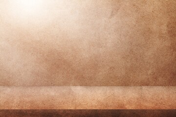 Beauty presentation abstract background. brown concrete wall