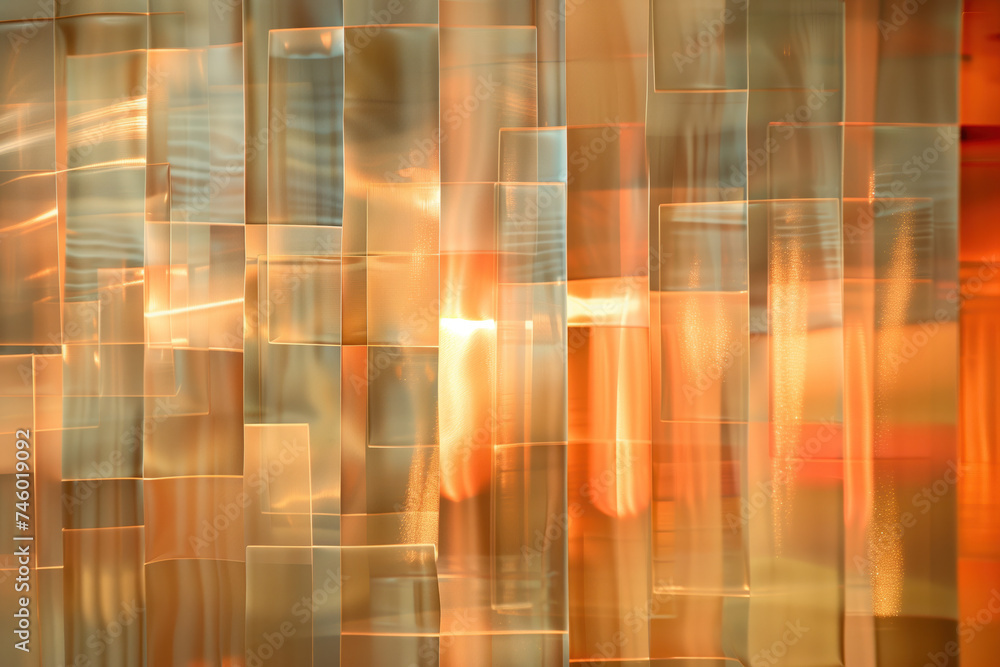 Poster abstract background with reflections and caustics. futuristic background image. created with generat