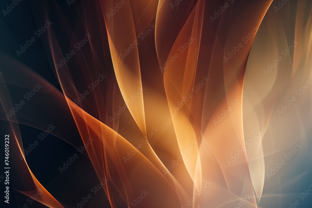 Poster abstract background with reflections, caustics and shadow play. futuristic background image. created