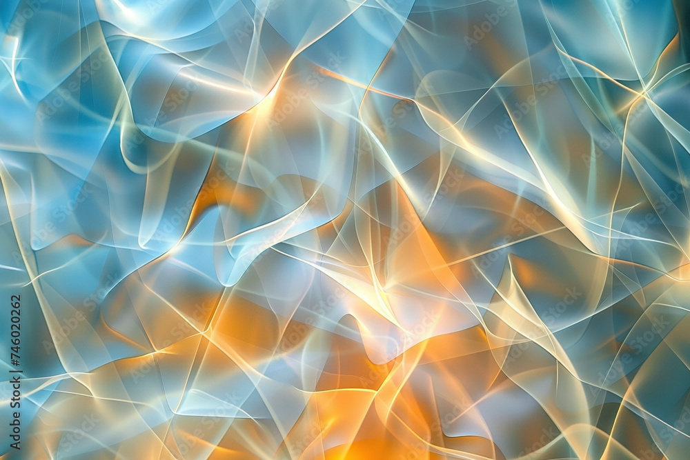 Poster abstract background with reflections and caustics. futuristic background image. created with generat