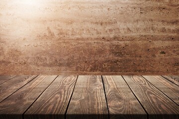 Beauty presentation abstract background. brown concrete wall