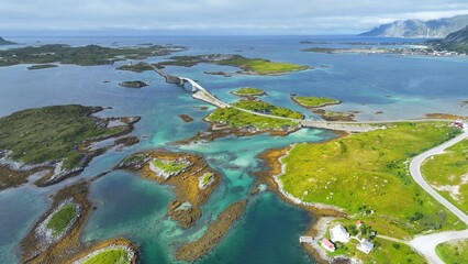 Bridge on the Lofoten Islands, Norway