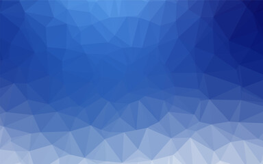 Light BLUE vector low poly texture.