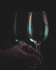 glass of wine