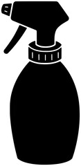 spray illustration clean silhouette household logo bottle icon cleaner outline hygiene hand detergent home cleaning disinfect domestic plastic chemical shape of detergent home for vector graphic backg