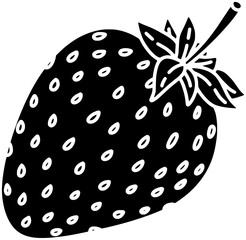 strawberry illustration plant silhouette leaf logo tree icon nature outline green natural food organic fruit garden fresh summer branch shape of food organic for vector graphic background