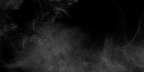 White smoke or fog isolated on black background panorama. Abstract smoke texture over black. Steam explosion special effect. Steam explosion white smoke or fog isolated on black background.