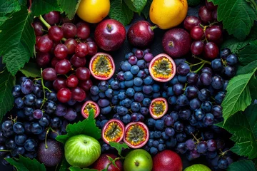 Fotobehang raisins et de fruits de la passion © Sébastien Jouve