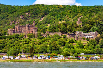 Reichenstein Castle, Trechtingshausen, Rhineland-Palatinate, Germany, Europe.