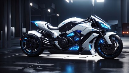 "Futuristic Motorcycle Renders in Various Styles and Concepts"