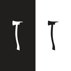 Axe Icon Flat Graphic Design Axe Vector Line Icon - Simple Thin Line Icon, Premium Quality Design Element