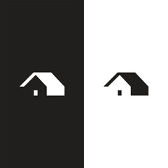 Home Flat Icon. Pixel Perfect. For Mobile and Web.
