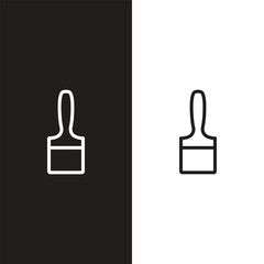 Paint icons set. Paint brush vector icon. Paint roller icon
