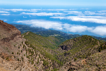 East coast of Island La Palma, Canary Islands, Spain, Europe.