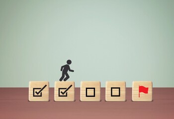 Work in progress. Goals, targets, and business success.