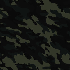 Fototapeta premium camouflage background, seamless pattern black vector texture