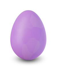 easter egg isolated on transparent or white background, png format