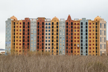 edificios de colores