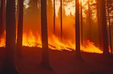  Fire in the forest, trees are burning © Svetlana Zibrova